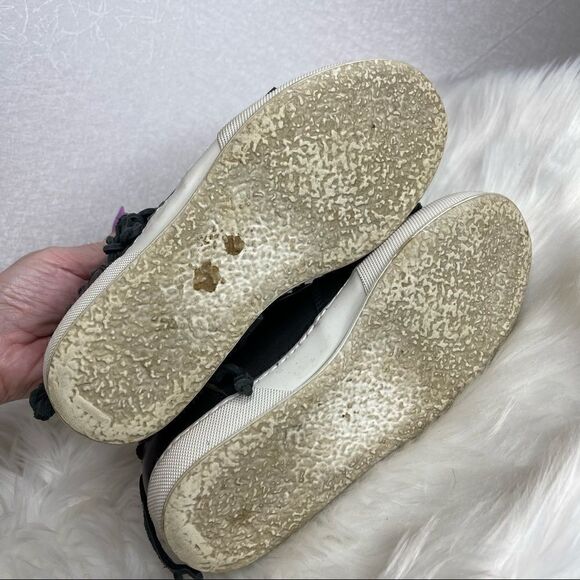 Maison Martin Margiela High Top Leather Lace Up Sneakers 36.5 - Picture 10 of 12